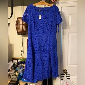 Talbots floral laced dress size 12 retail price $199